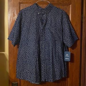 Men’s shirt sleeve Navy Button up